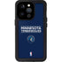 NBA Minnesota Timberwolves Standard - Navy Blue iPhone 15 Pro Waterproof Case